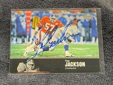 Tom Jackson 1997 Upper Deck Legends Auto AL-119 Broncos