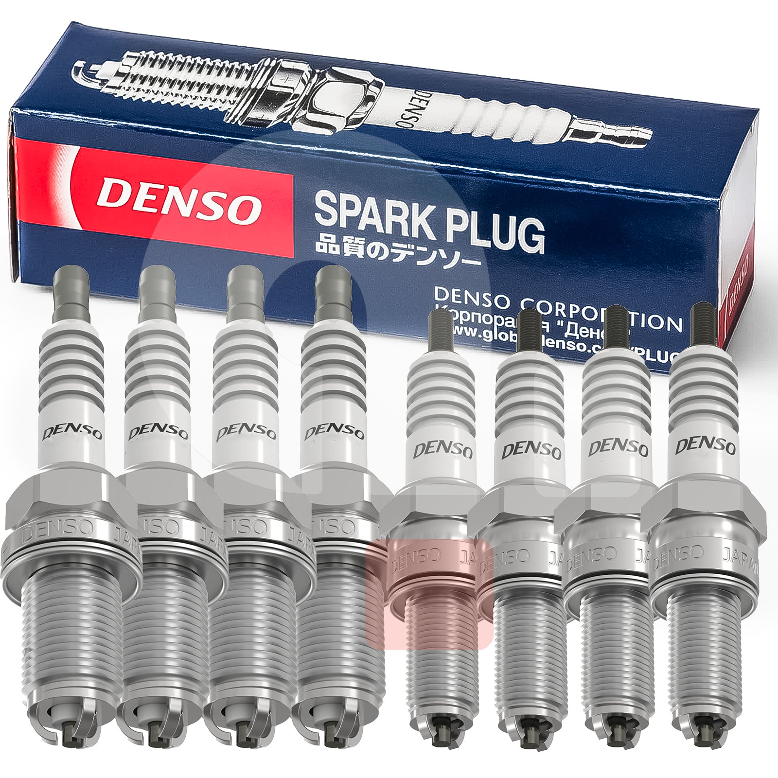 Set 8 Spark Plugs Denso Alfa Romeo 145 147 156 Gtv Spider 1.4 1.6 1.8 2.0 Twin