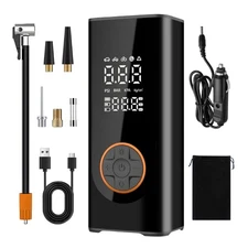 Electric Portable Compressor Tire Inflator Rechargeable Air Pumps for Car Bike