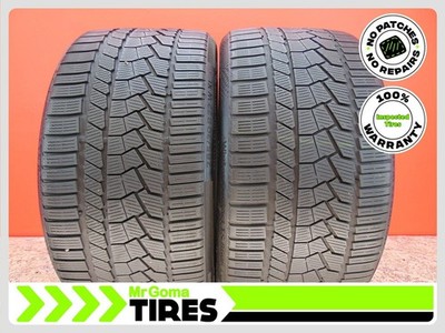 2 CONTINENTAL WINTERCONTACT TS 860S XL AO 285/30R22 USED TIRES 6.9/32 TREAD 101W