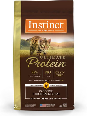 Ultimate Protein, Natural Dry Cat Food, Grain Free Recipe - Cage Free Chicken, 4