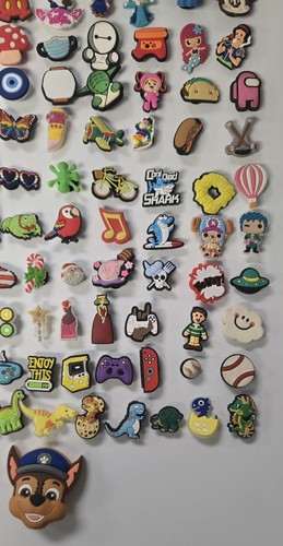 Jibbitz Button Charms Lot Of 97 Charms For Crocs Marvel Disney And More - Picture 5 of 6