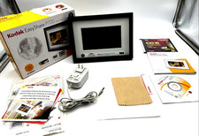 Kodak EasyShare P720 7" Digital Picture Frame Black Tested w/ Box Accessories