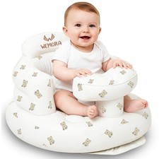 WEMORA Inflatable Baby Seat 3-36 Months Blow Up Chair Floor Sitting Portable