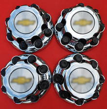 4 Pcs 8-lug Chrome Wheel Center Hub Cap Fits Chevy Express Van 2500 3500