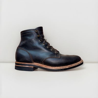 #ad Truman Black Teacore Leather Boots Men’s 8.5 Lace Up Heritage Work Boots $275.00