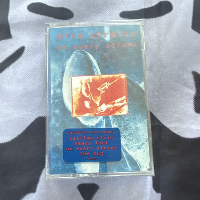 Dire Straits On Every Street Cassette Album Rock Warner Bros. Clear SEALED Mint