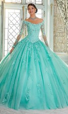 Elegant Quinceanera Dresses Ball Gown Lace Appliques Princess Gown for 15 years