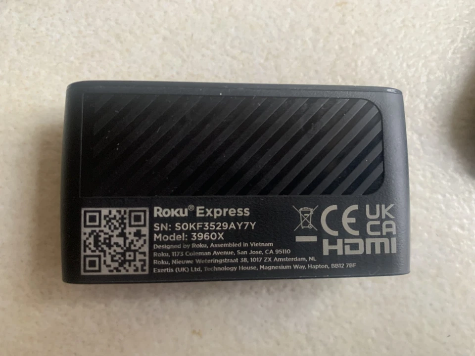 Roku Express 3960X HD Media Streamer with Remote & both cables - GREAT CONDITION - Image 3 of 4