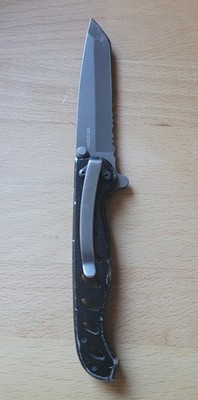 Gerber EVO Mid Folding Pocket Knife 17cm Black Tanto 