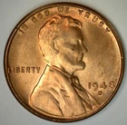 1948 D Uncirculated Lincoln Wheat Cent Coin Nice Red Penny Denver 1c