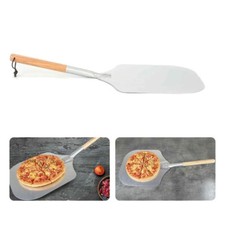 12x14x26 Inch Aluminium Pizza Peel Removable Wooden Handle Bakers Paddle Shovel
