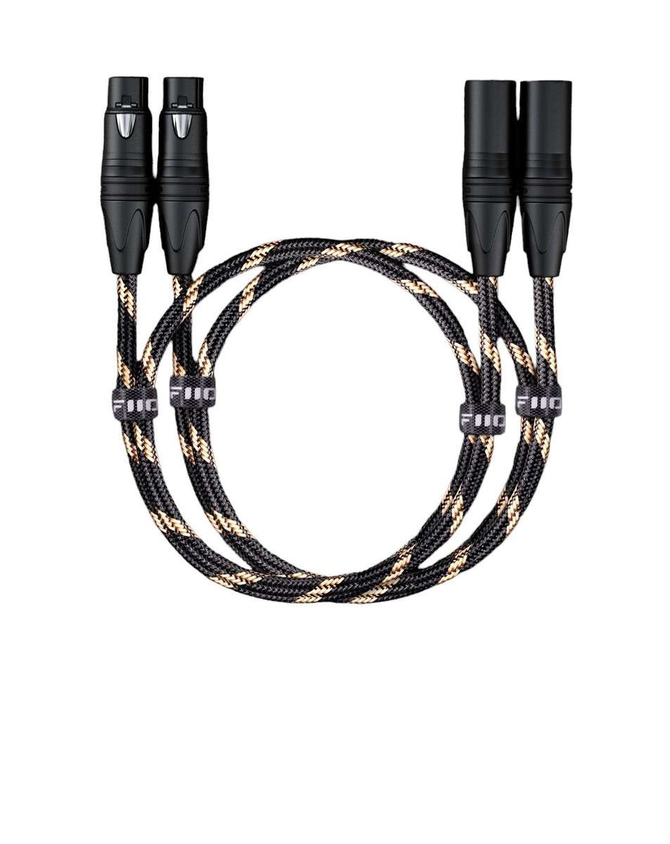 FiiO LX-XLR4L 2pcs XLR Male to Female Audio Cable 5ft For