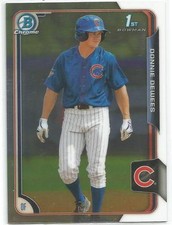 Donnie Dewees Chicago Cubs 2015 Bowman Chrome Draft Prospect