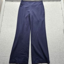 Talbots Women's 8P Blue Flat Front Pants