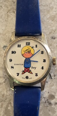 Vintage Diantus Boy Advertising Character Watch 2690