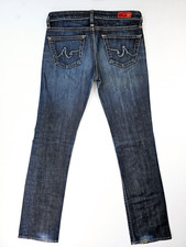 AG Adriano Goldschmied Size 26X33 Women's Kiss Blue Denim Bootcut Jeans USA Made