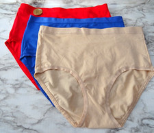 Wacoal 875362 Understated Cotton Full Brief 3-Pack Panties US Size M