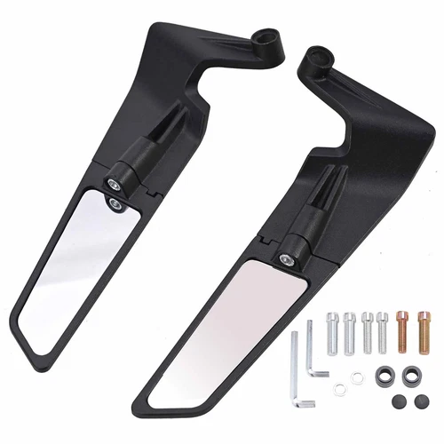 Wind Swivel Wing RearView Side Mirror For Yamaha MT07 MT09 MT10 MT-10SP MT-25 AU - Picture 7 of 17