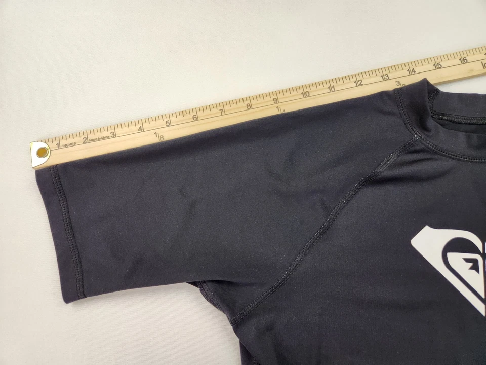 Camisa de natación Roxy Girls L UPF 50+ manga corta negra protección solar surf playa Foto 4 de 4