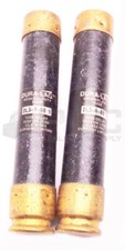 LOT OF 2 DURA-LAG DLS-R-60 GENERAL DUTY FUSE TIME DELAY 600V CLASS RK5