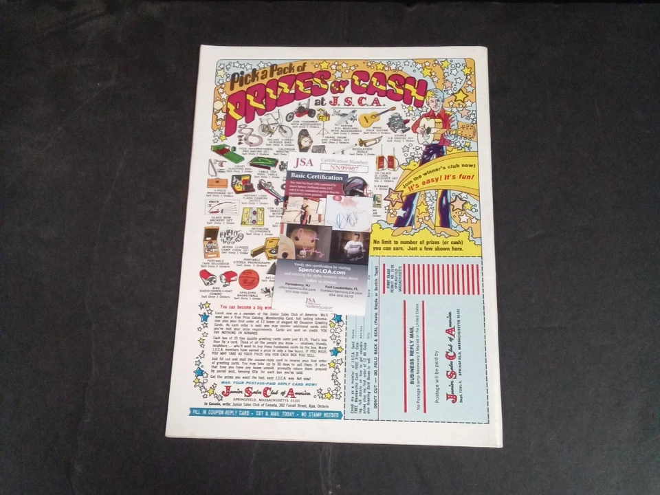 Hank Aaron Signed 1972 Boy’s Life Magazine Braves JSA - 1# - Image 4 of 4