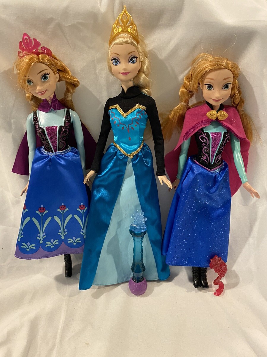 DISNEY FROZEN SPARKLE PRINCESS ANNA AND ELSA FASHION DOLL FROZEN