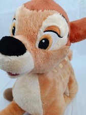 Disney Store Authentic Original Bambi Stuffed Animal Plush Toy Deer 14  Pre-own