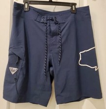 Columbia Sportswear PFG Men s Blue Fishing/Board Shorts Size 36