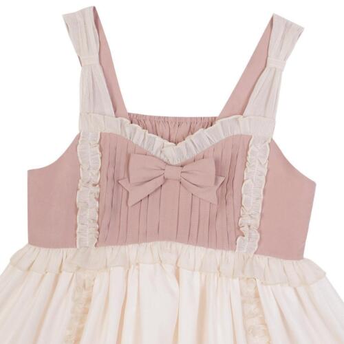Vestido colgante Goodnight Bear diseño original para mujer Lolita JSK lindo niña - Imagen 2 de 10