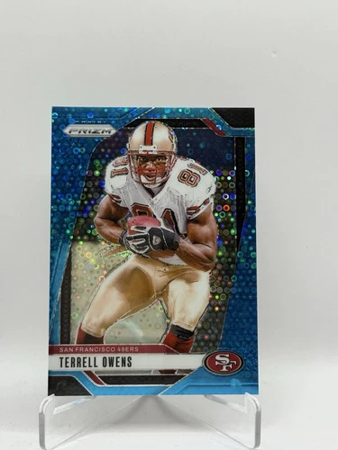 2024 Panini Prizm Terrell Owens Blue Disco /99 San Francisco 49ers HOFer #257