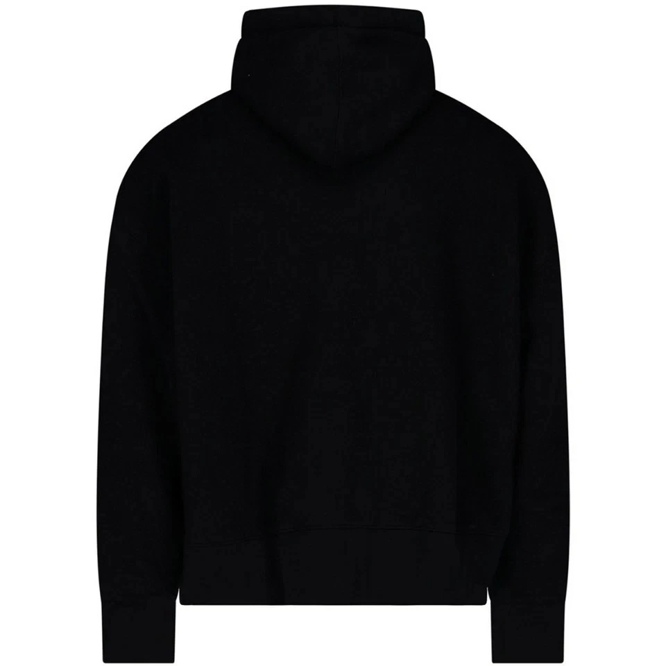 Felpa nera con cappuccio Palm Angels Kill The Bear Large