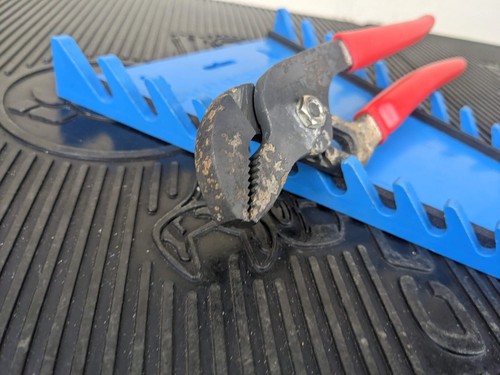 #av977 Snap On Tools RED 91ACP 9" Adjustable Joint Interlocking Channel Pliers - Picture 7 of 14