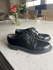 Bates 00769 Womens Uniform Shoes Wide Black Leather Lace-Up Oxfords SIZE 7.5