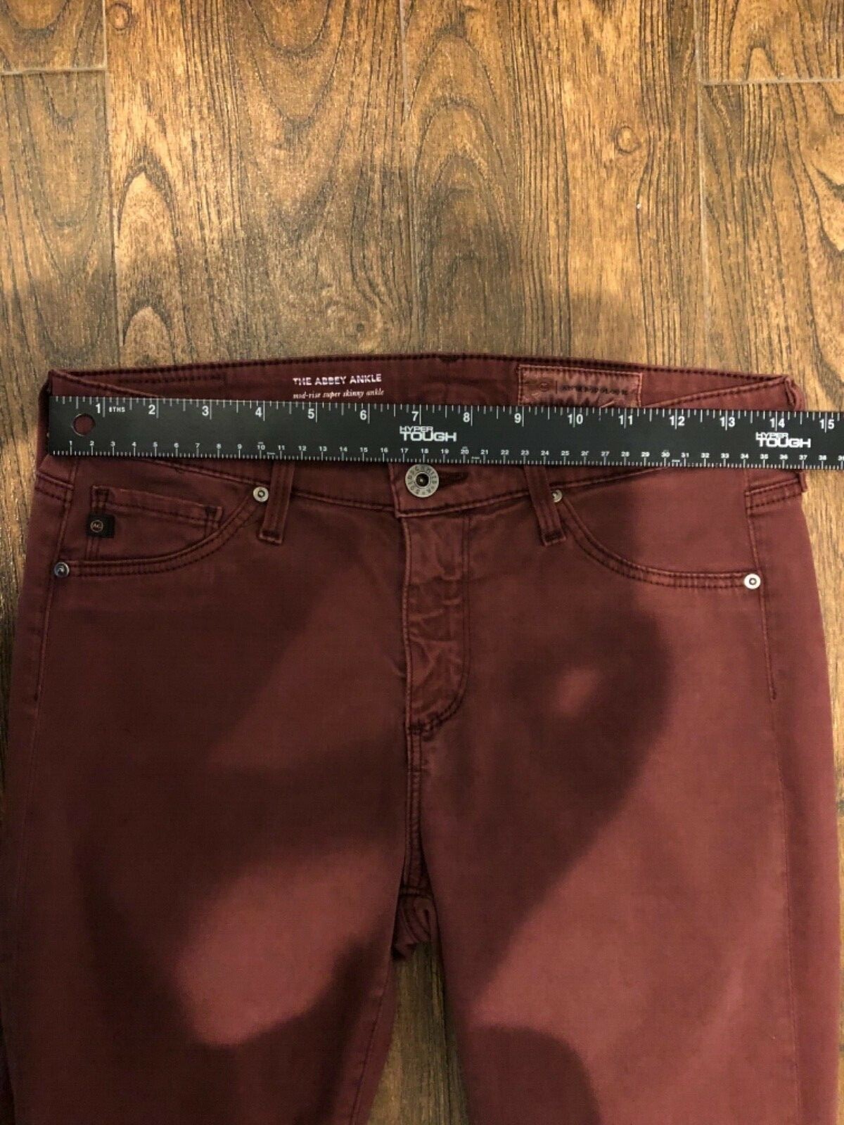 ANTHROPOLOGIE AG ADRIANO GOLDSCHMIED ABBEY ANKLE MID RISE SUPER SKINNY JEANS 27 thumbnail 12