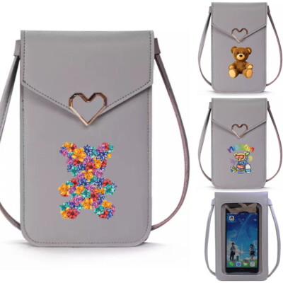 Touchscreen kleine Umhängetasche Handy Geldbörse für Damen Schulter Geldbörse Taschen UK