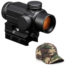 Vortex Optics SPR-200 Spitfire Prism Scope 1x DRT MOA and Hat Camo Forest Bundle