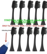 10x Brush Heads compatible with Pursonic S500 /S520 / S522 ONLY MYSBK