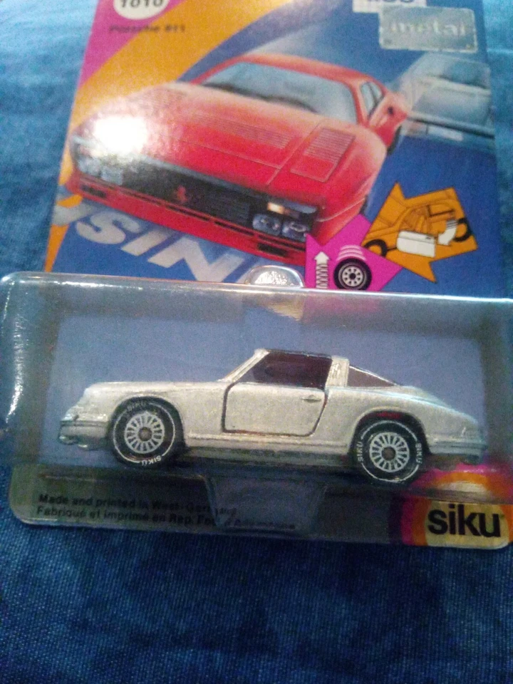 Siku Porsche 911 Art. Nr. 1010 Die Cast Metal 1/55 - Immagine 2 di 3