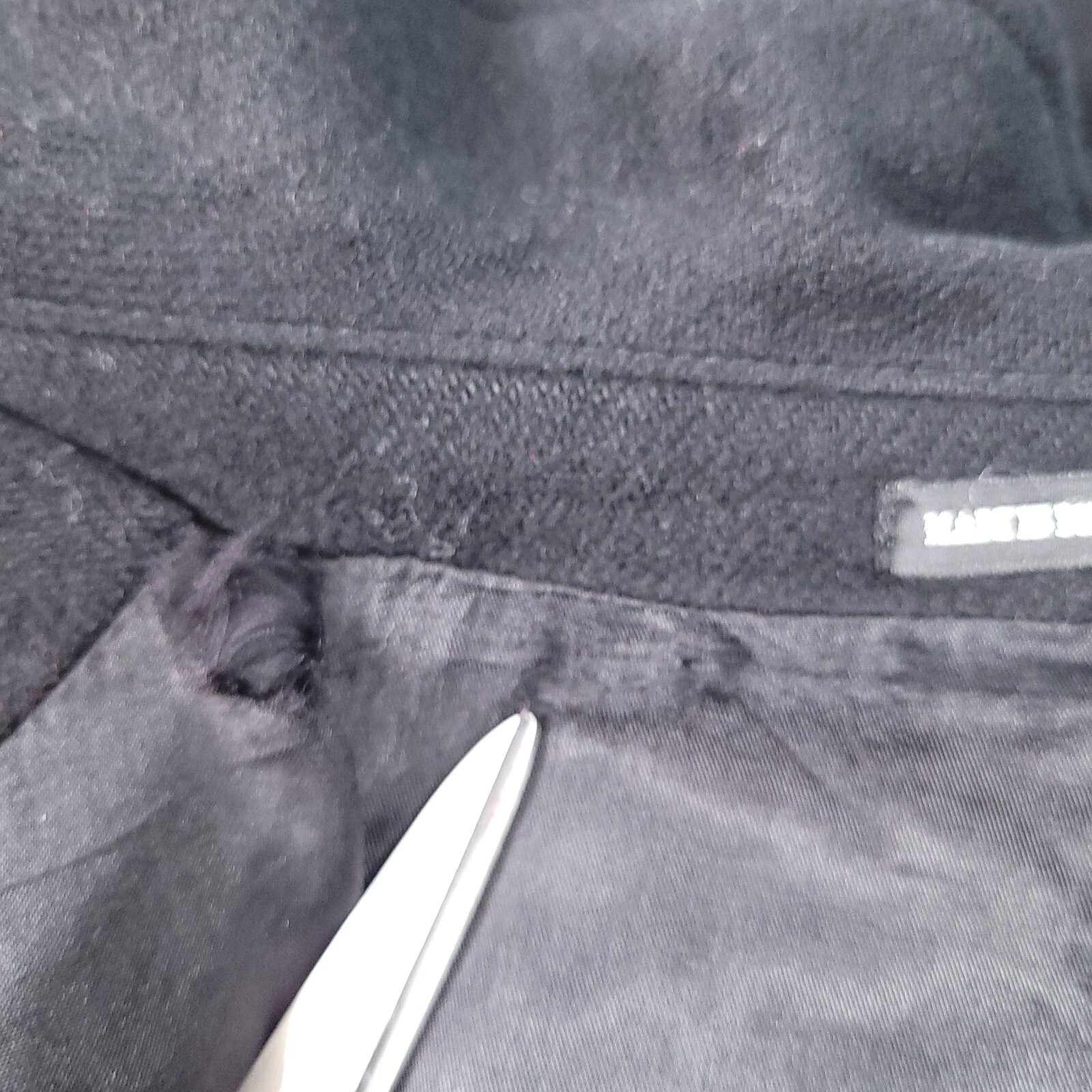 Ralph Lauren Men's Pea Coat Lined Wool Blend Black Actual Size 2X