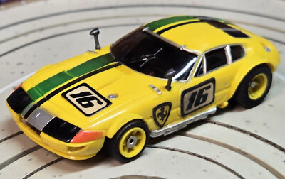 Faller Aurora ~~ Ferrari Daytona mit G-Plus Motor, 70er Jahre Spielzeug #EBS1504