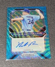 2021 Panini Prizm Rookie Autographs Prizms Teal Wave #45 Nate Pearson SN 20/50