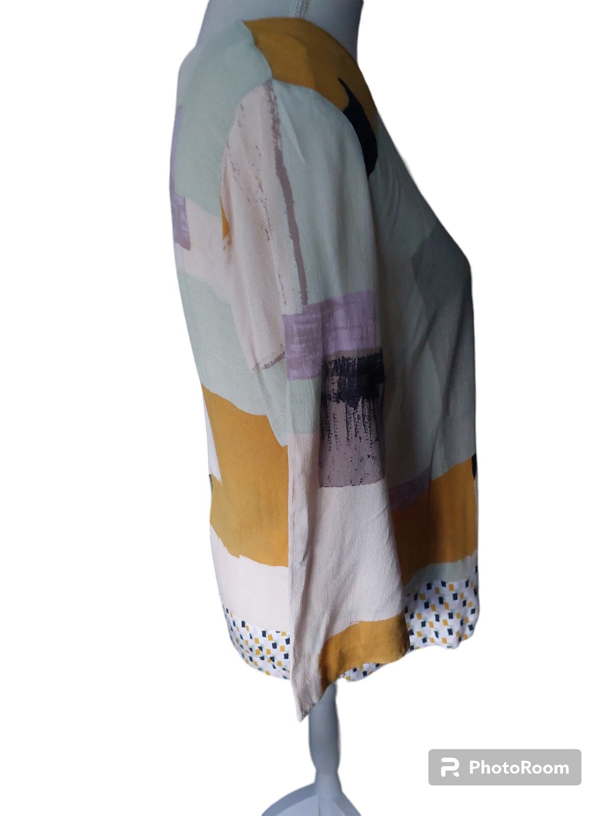 White Stuff Size 14 Multicoloured Patterned Long … - image 2