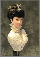 1:12 Dollhouse Art Doll Dressing Easy~Dana BURTON ~ALEXANDRA JEWELRY  Tutorial