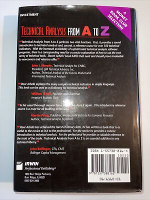Technical Analysis from A to Z, by Achelis, Steven, 2nd Printing