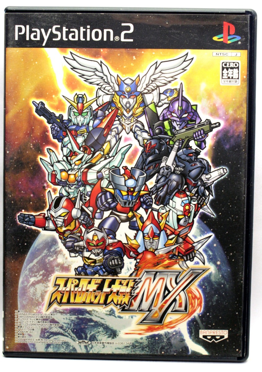 Super Robot Taisen MX BANPRESTO SLPS-25345 GIOCO SONY PS2 JAPAN