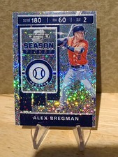 2020 Chronicles Contenders Optic Alex Bregman WHITE SPARKLE SSP  Astro's