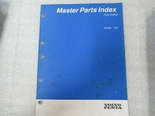 PM198 1996 Volvo Penta Master Parts Index "HU" Final Edition Manual 7797020-0