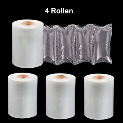 SMARTEC Luftpolsterfolie Rolle 4x 600 Meter Luftpolsterkissen 20*10cm Verpackungmaterial