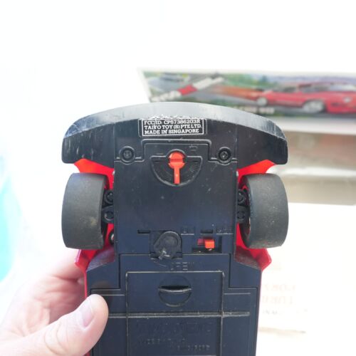 Vintage Taiyo Tyco R/C Porsche 911 Turbo Radio Control Controlled Car w Box 1988 - Picture 5 of 6